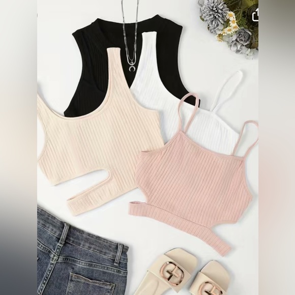 4 peice crop top cami, for summer - Picture 10 of 10